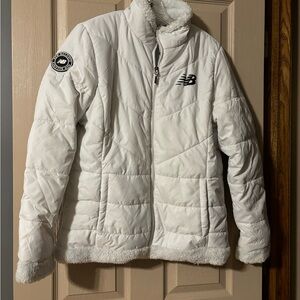 Women’s White size Large New Balance winter coat